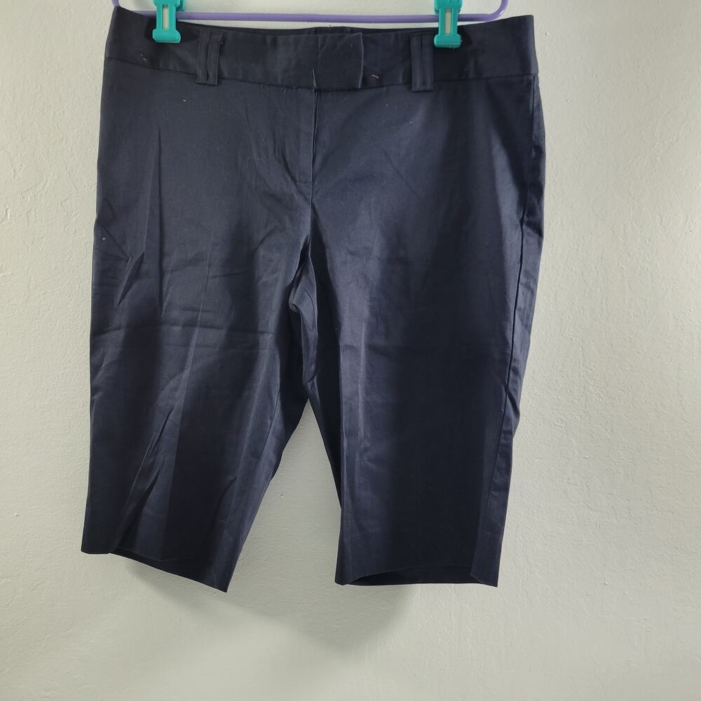The Limited Cassidy Fit Blue Bermuda Shorts Size 12   21523-0152